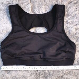 Lululemon athletica black sport bra size S
